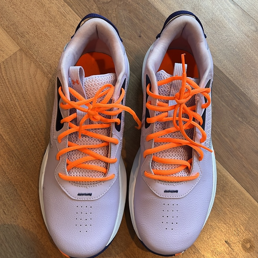 BRAND NEW Men’s Under Armour Lockdown Nebula  purple 💜🧡 - Picture 7 of 8